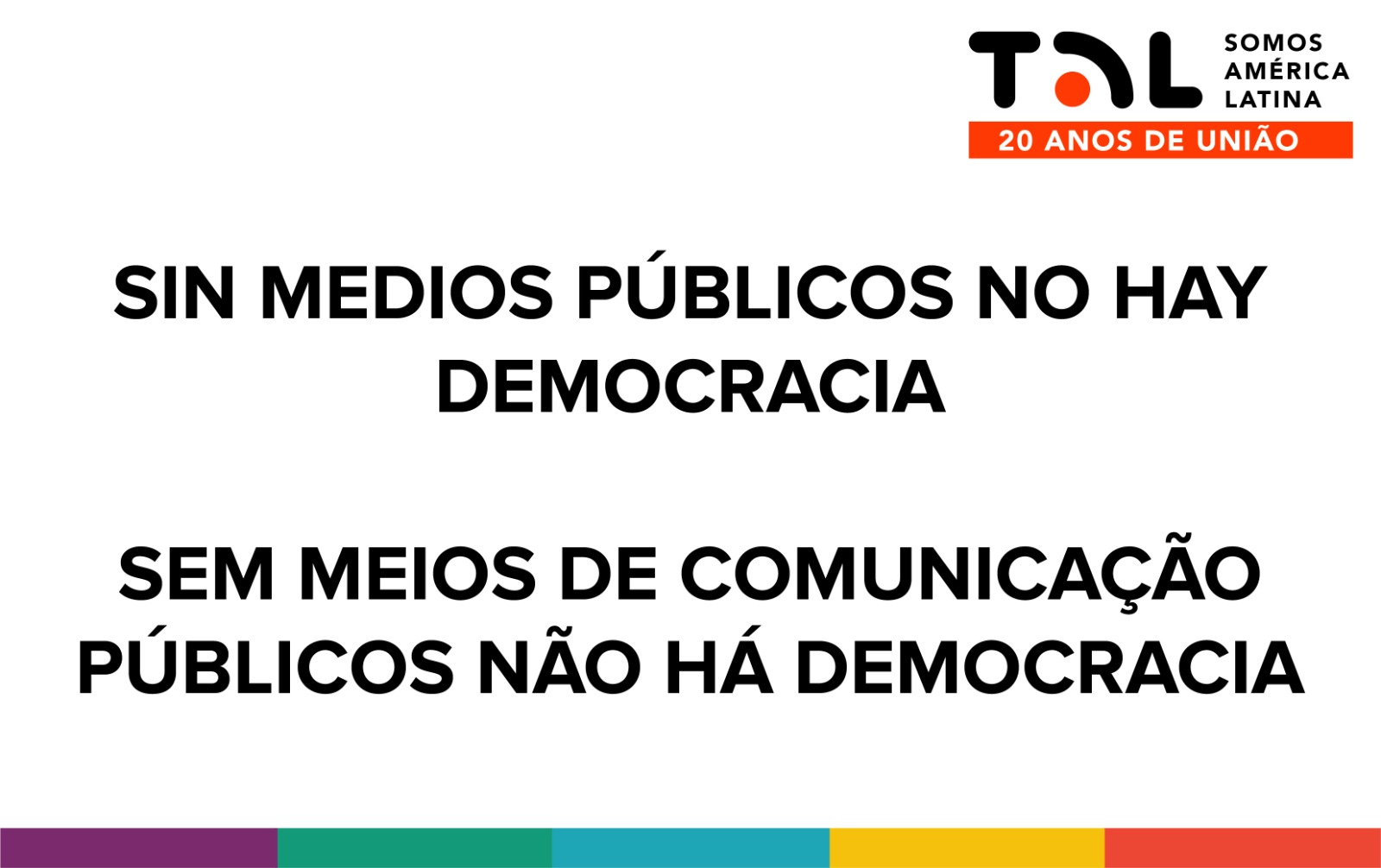 Pronunciamiento de la Red TAL